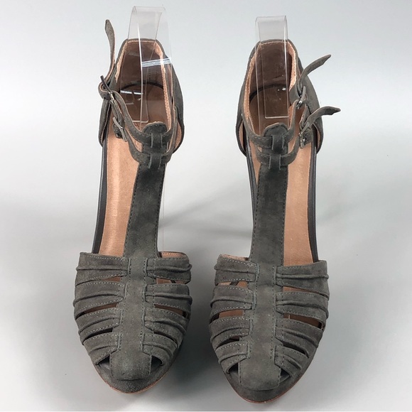 Joie Rexanne Women’s Gray Platform Heels Size 8.5 - Picture 5 of 12